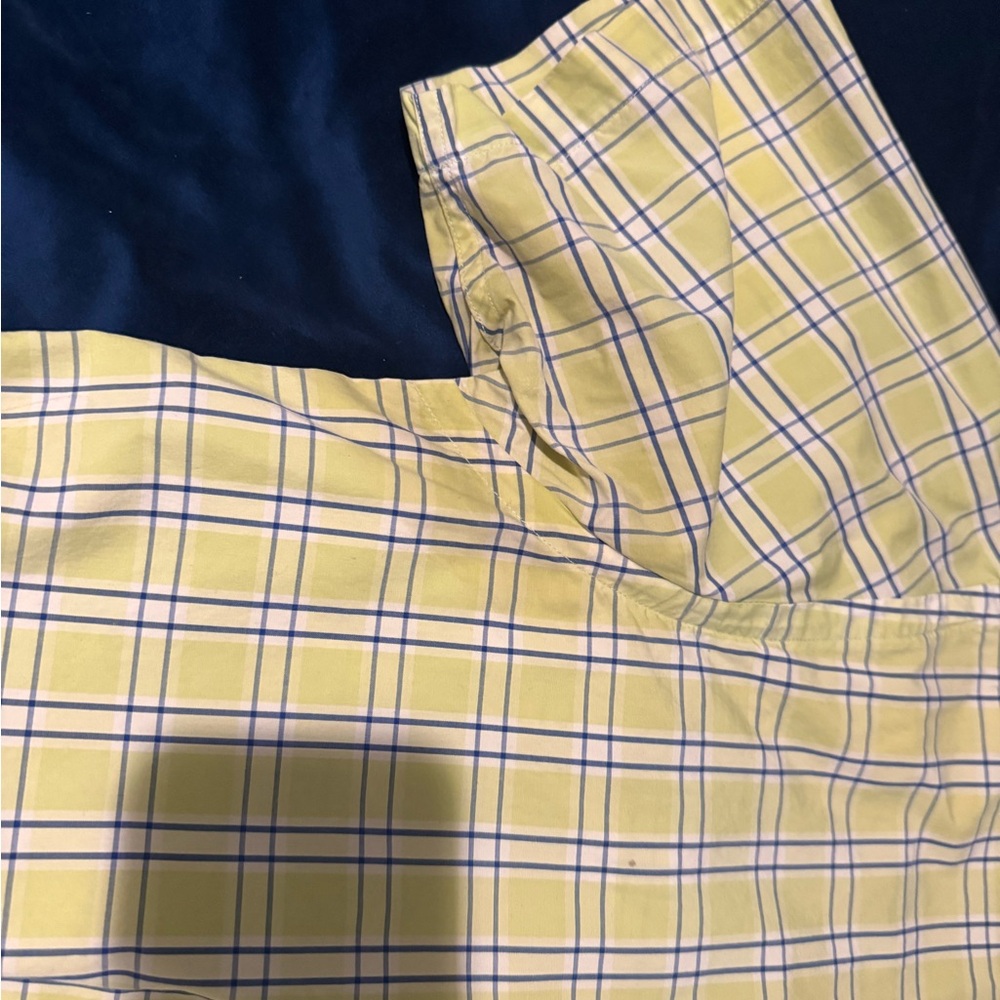 Nautica Yellow Checkered Men's Shirt - Picture 7 of 7